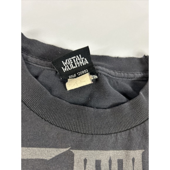 Metal Mulisha Shirt Mens Size Medium Heavy Metal Black Graphics Skull Rock - Picture 8 of 13